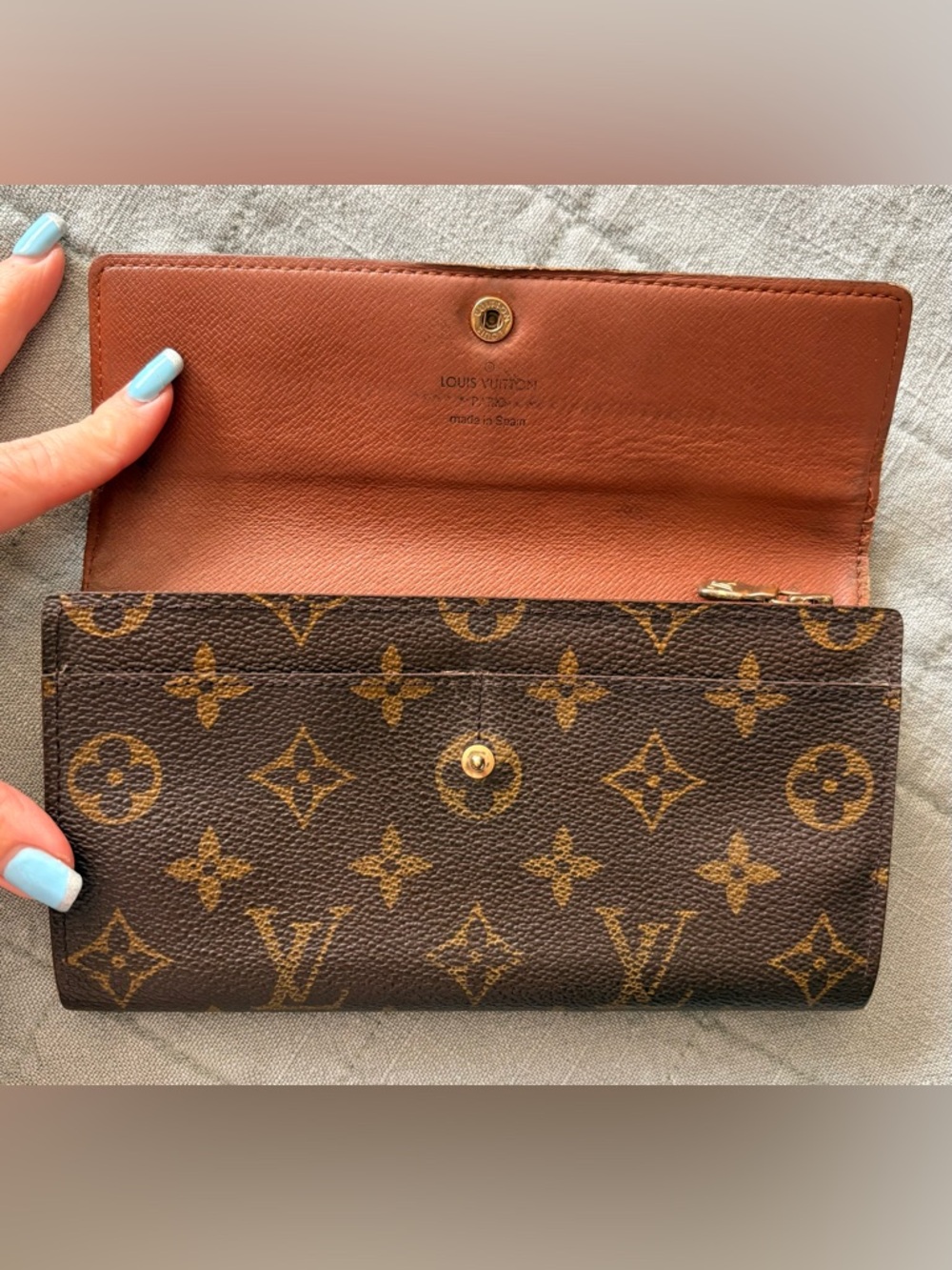 Louis Vuitton Brown Monogram Chain Wallet Crossbody - Picture 2 of 11